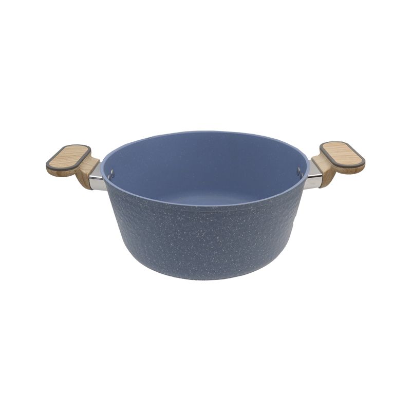 HotChef Set of 10PCS Non-stick Aluminum Marble Coating Cookware Set Sufuria Set Cooking Pot Soup Pots Set (18cm/20cm sauce pan +24cm Casserole +20cm/28 fry pan +3PCS Lids+2PCS Accessories)