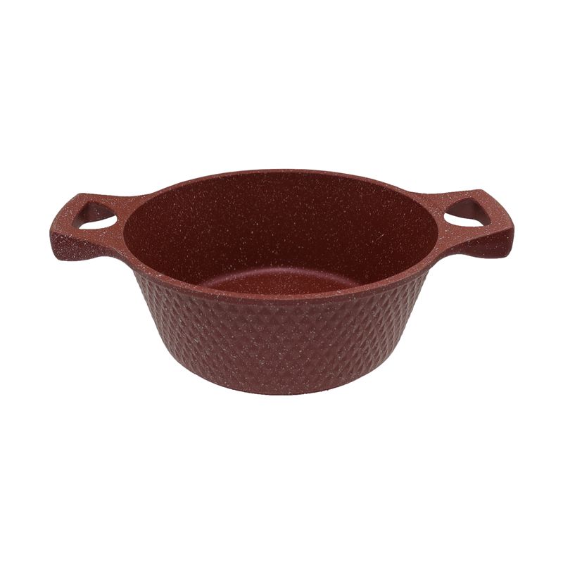 【On Sale】HotChef  Set of 12PCS Non-Stick Thickened and Large Size Die Cast Aluminum Cookware Set  Marble Coating Sufuria Set Cooking Pot Set (5PCS 20/24/28/28/32CM Pots+5PCS Lids +2PCS Gloves)