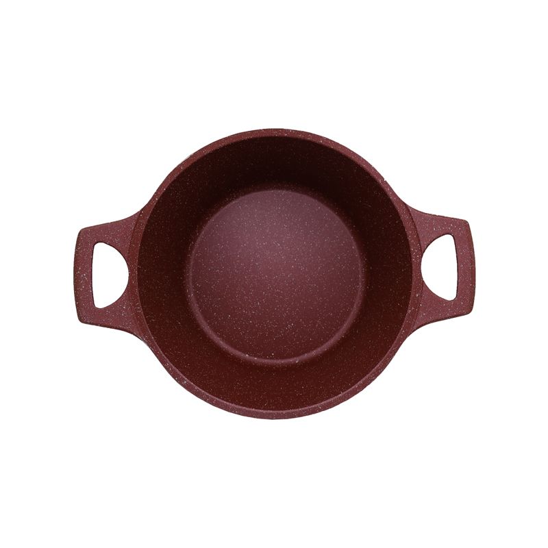 【On Sale】HotChef  Set of 12PCS Non-Stick Thickened and Large Size Die Cast Aluminum Cookware Set  Marble Coating Sufuria Set Cooking Pot Set (5PCS 20/24/28/28/32CM Pots+5PCS Lids +2PCS Gloves)