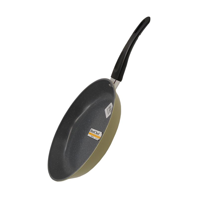 HotChef 1PC 22/24/26/28CM Non-stick Thick Marble Coating Pan Iron Sufuria Frying Pan Suitable for Induction Cookers