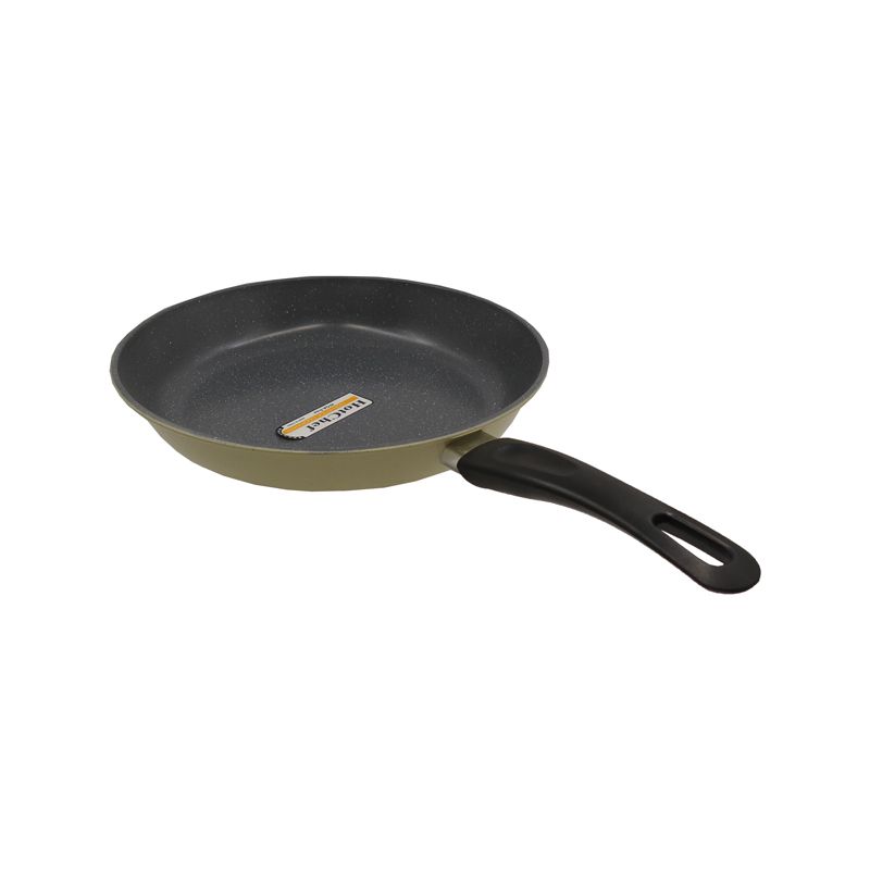 HotChef 1PC 22/24/26/28CM Non-stick Thick Marble Coating Pan Iron Sufuria Frying Pan Suitable for Induction Cookers