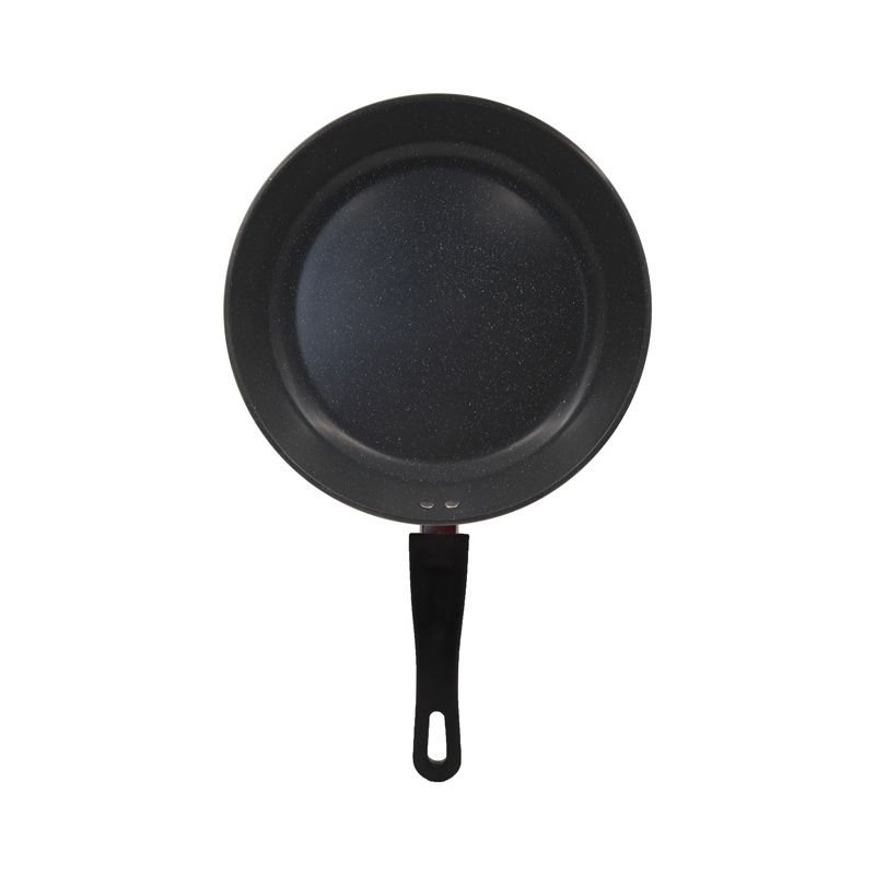 HotChef 1PC 22/24/26/28CM Non-stick Thick Marble Coating Pan Iron Sufuria Frying Pan Suitable for Induction Cookers