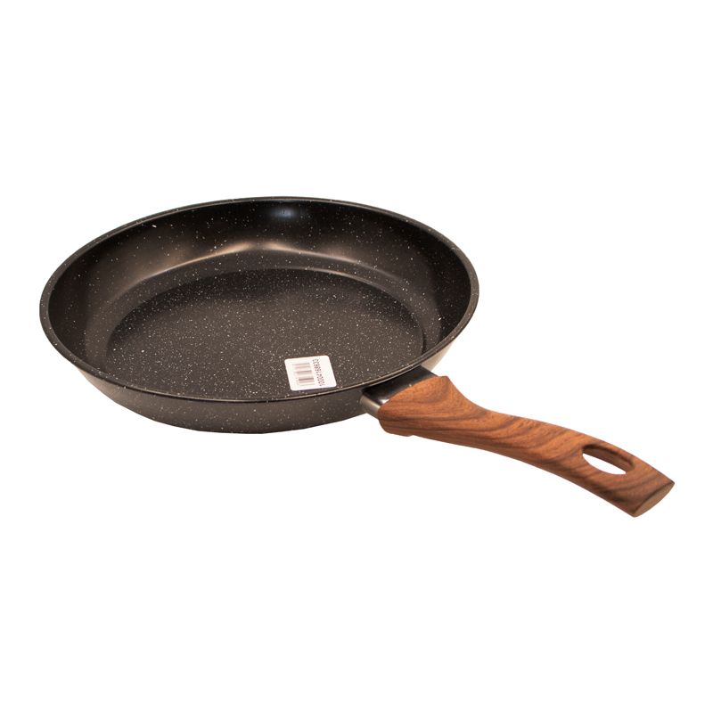 HotChef 1PC 24/26/28CM  Non-stick  Marble Coating  Pan Iron Sufuria  Frying Pan Suitable for Induction Cookers