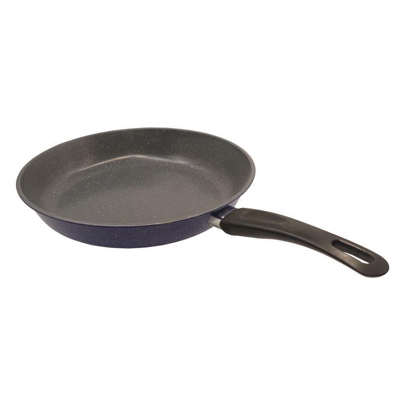 HotChef 1PC 22/24/26/28CM Non-stick Thick Marble Coating Pan Iron Sufuria Frying Pan Suitable for Induction Cookers