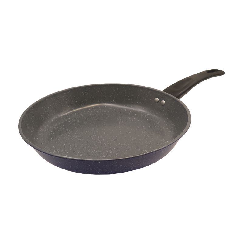 HotChef 1PC 22/24/26/28CM Non-stick Thick Marble Coating Pan Iron Sufuria Frying Pan Suitable for Induction Cookers