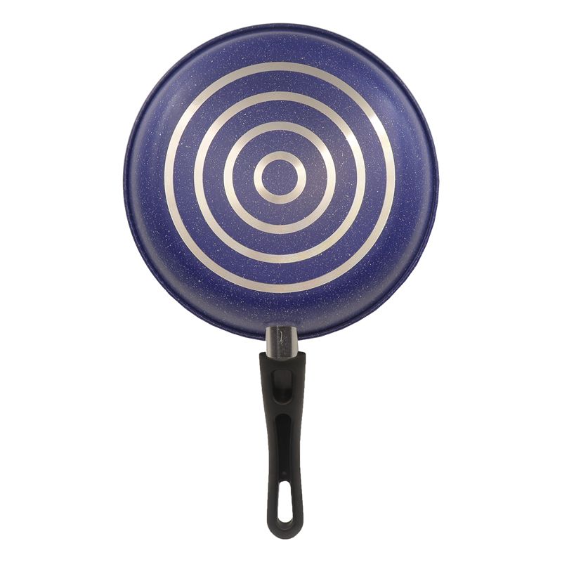 HotChef 1PC 22/24/26/28CM Non-stick Thick Marble Coating Pan Iron Sufuria Frying Pan Suitable for Induction Cookers