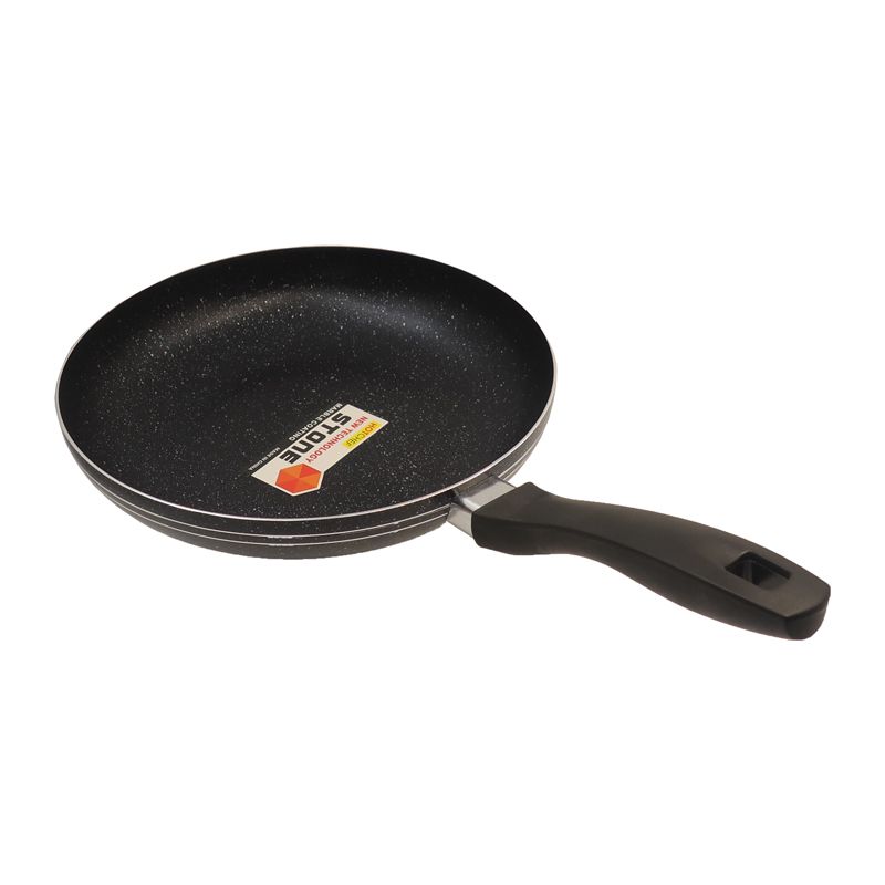 HotChef 1PC 22/24/26CM Non-stick Thick Marble Coating Pan Aluminum Sufuria Frying Pan Suitable for Induction Cookers