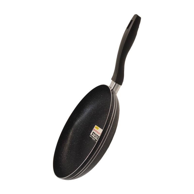 HotChef 1PC 22/24/26CM Non-stick Thick Marble Coating Pan Aluminum Sufuria Frying Pan Suitable for Induction Cookers