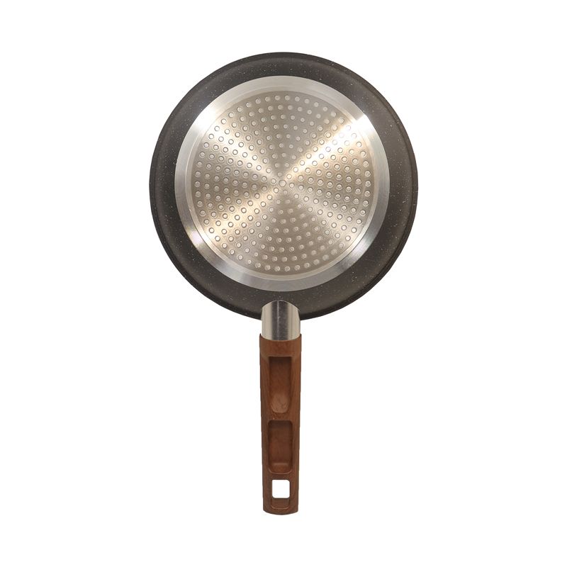 HotChef 1PC 22/24/26CM Non-stick Marble Coating Pan Aluminum Sufuria Frying Pan Suitable for Induction Cookers