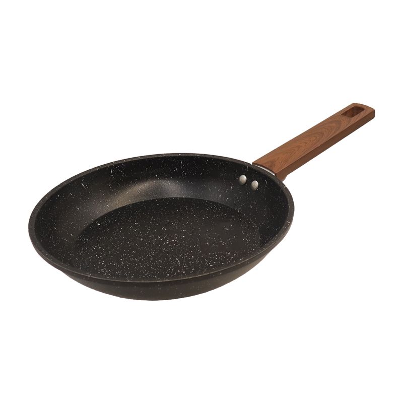 HotChef 1PC 22/24/26CM Non-stick Marble Coating Pan Aluminum Sufuria Frying Pan Suitable for Induction Cookers