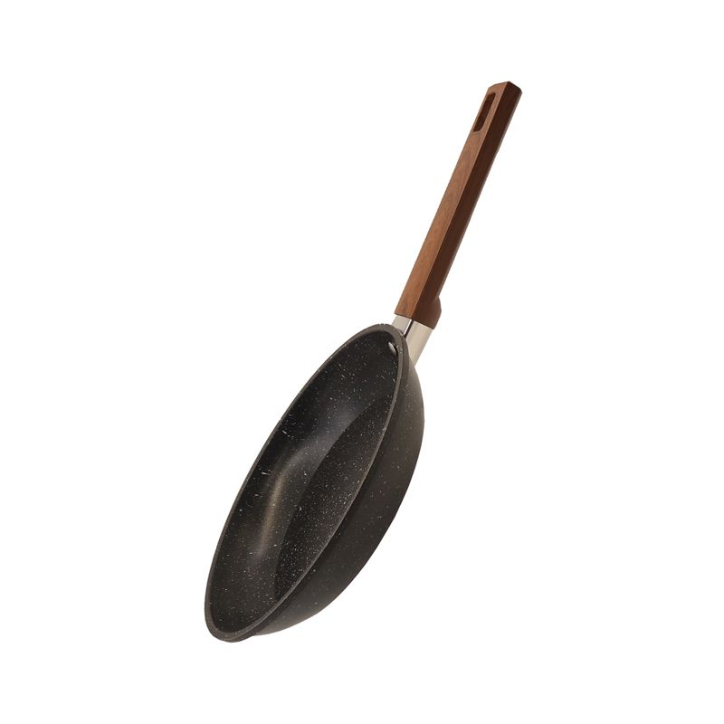 HotChef 1PC 22/24/26CM Non-stick Marble Coating Pan Aluminum Sufuria Frying Pan Suitable for Induction Cookers