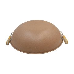 HotChef 1PC 30CM Non-stick Wooden Handle Thick Marble Coating Pan Iron Sufuria Professional Deep Pot TSEG019