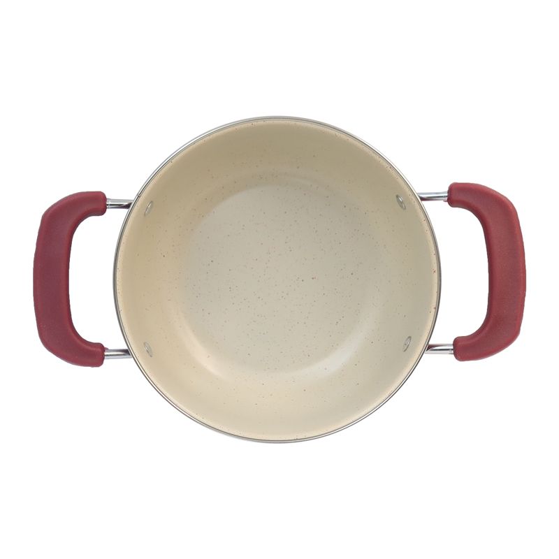 HotChef Set of 6PCS Non-stick Iron Marble Coating Cookware Set  Sufuria Set Cooking Pot Soup Pots Set Suitable for Induction Cookers (3PCS 18/20/22CM Pots+3PCS Lids)  TTG122