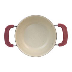 HotChef Set of 6PCS Non-stick Iron Marble Coating Cookware Set  Sufuria Set Cooking Pot Soup Pots Set Suitable for Induction Cookers (3PCS 18/20/22CM Pots+3PCS Lids)  TTG122