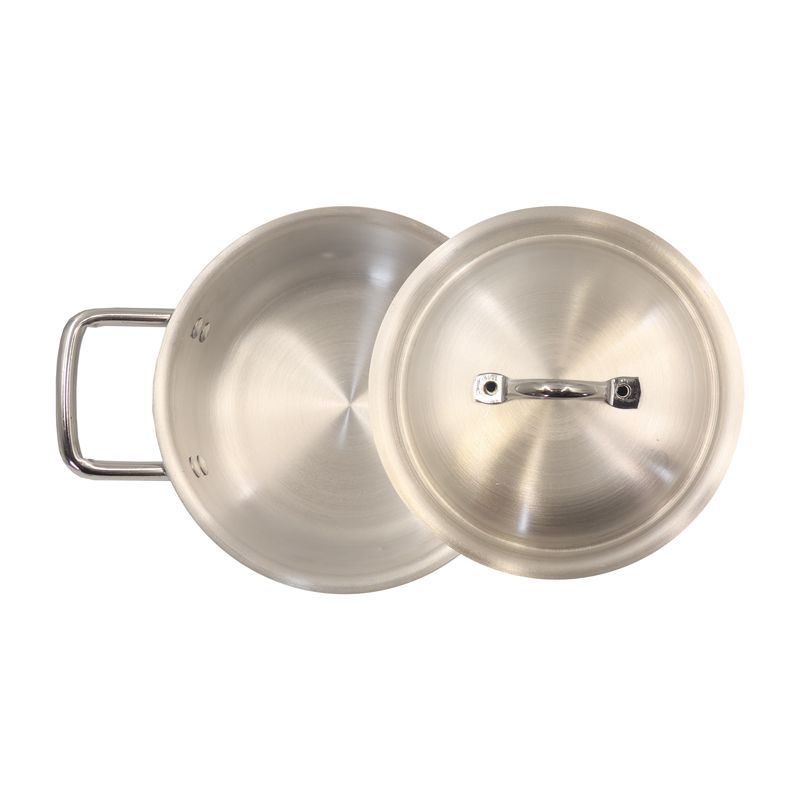 【On Sale】Set of 10PCS  Aluminum Non Stick Cookware Set Sufuria Set Nonstick Pots Soup Pot Milk Pot  Set (5PCS 18/20/22/24/26 CM Pots +5PCS Lids)