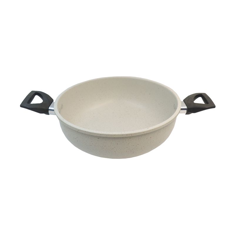 【On Sale】HotChef Set of 7PCS Non-stick Aluminum Marble Coating Cookware Set  Sufuria Set Cooking Pot Soup Pots Set (3PCS 18/20/24CM Pots+1PC 24CM Pan+3PCS Lids)