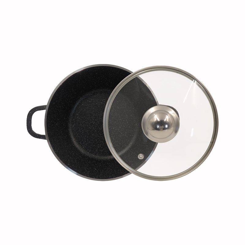 【On Sale】HotChef Set of 10PCS Non-Stick Die Cast Aluminum Thickened and Large Size Cookware Set Sufuria Set Soup Pot Milk Pot and Frying Pans Set (5PCS 20/24/28/32CM Pots+1PC 28CM Pan +5PCS Lids)
