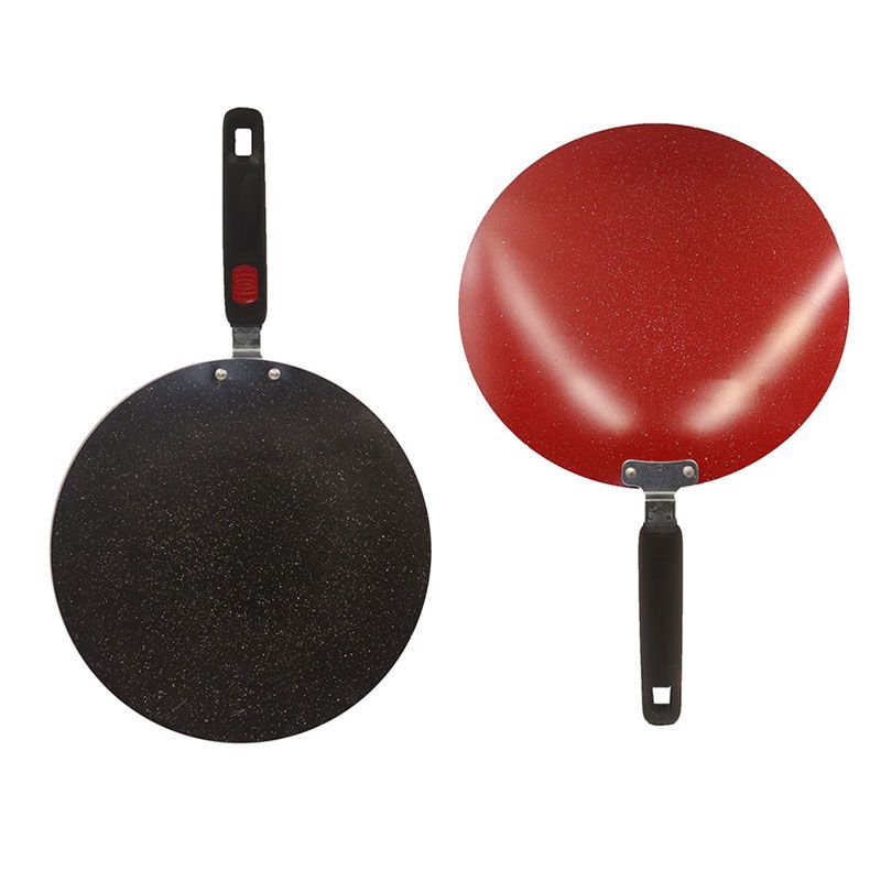 HotChef 1PC 30CM Non-stick Large Size  Marble Coating Flat Pan Iron Sufuria Frying Pan Suitable for Induction Cookers