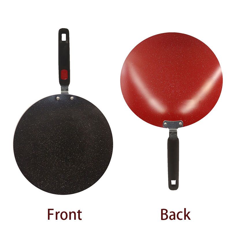 HotChef 1PC 30CM Non-stick Large Size  Marble Coating Flat Pan Iron Sufuria Frying Pan Suitable for Induction Cookers