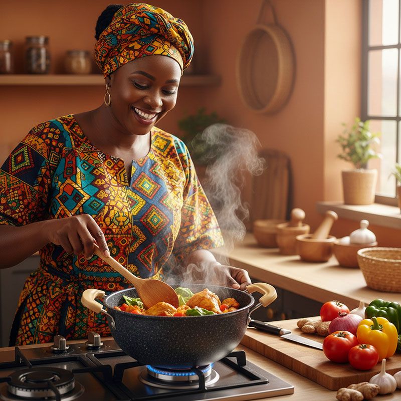 HotChef 10pcs  Natural Marble Coat Non-stick Iron Cookware Set Sufuria Set Cooking Pot Set  (5PCS 18/20/22/24/26CM Pots+5PCS Lids) - PFOA-Free Even Heating Easy to Clean Adaptable to Various Stoves