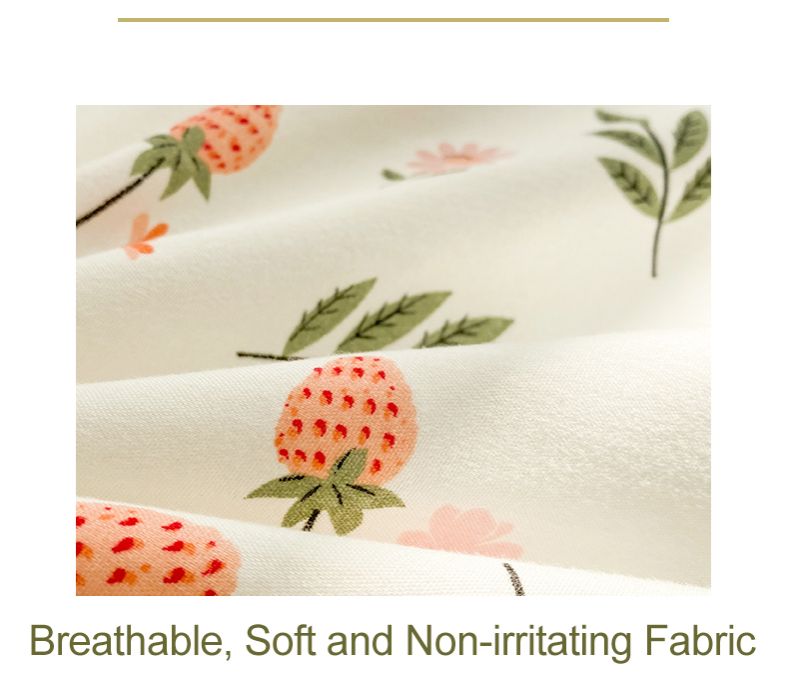 3/4pcs 100% Washed Cotton Duvet Cover Set (NO Duvet&Pillow) Flower Printed Autumn Comforter Cover Set Twin Size Soft Breathable Bedding Set