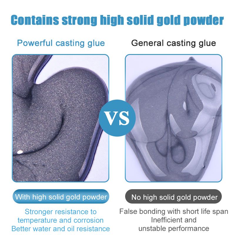 100g Strong Casting AB Glue High Strength Metal Repair Cold Welding Glue Magic Plastic Repair Casting Adhesive Bonding Sealant