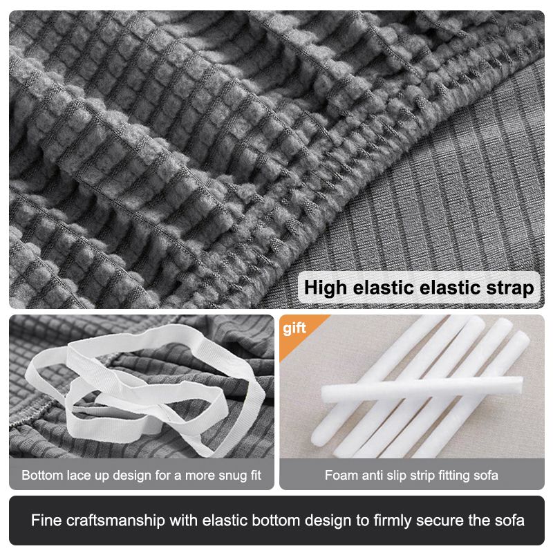 1pc Jacquard Waterproof Sofa Cover Couch Cover Sofa Cover Elastic Soft Versatile Furniture Protection Cover Pet Proof Living Room