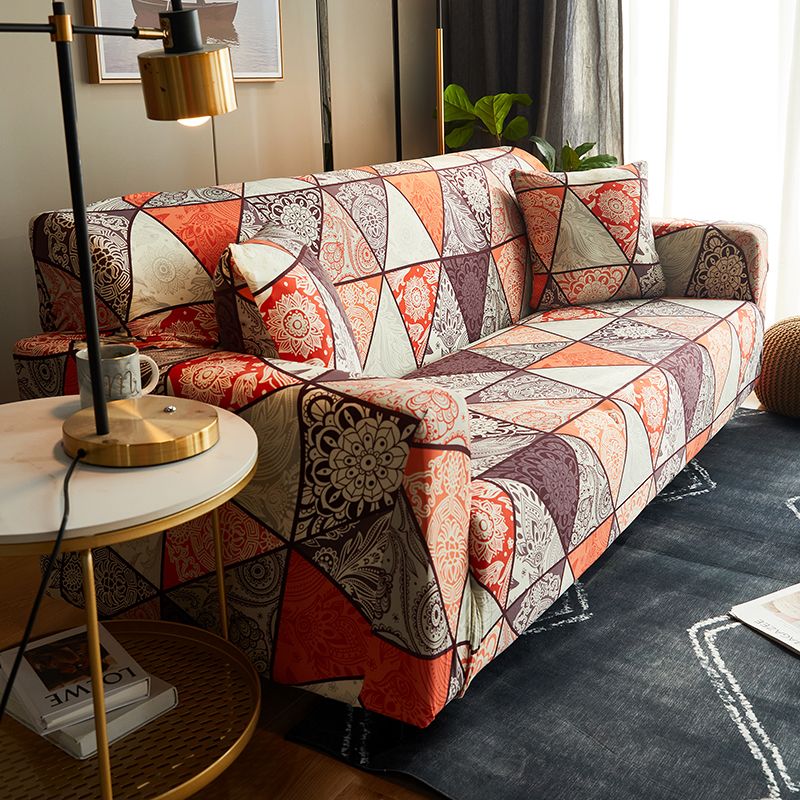 1pc Ethnic Printed Sofa Covers Couch Cover Stretch Slipcovers Living Room Decoration Sectional Sofa Full Wrap Soft Sofa Protector