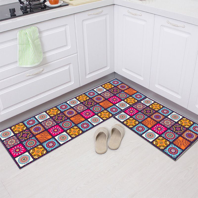 Kitchen Mat Cheaper Anti-slip Modern Area Rugs Living Room Balcony Bathroom Printed Carpet Doormat Hallway Geometric Bath Mat