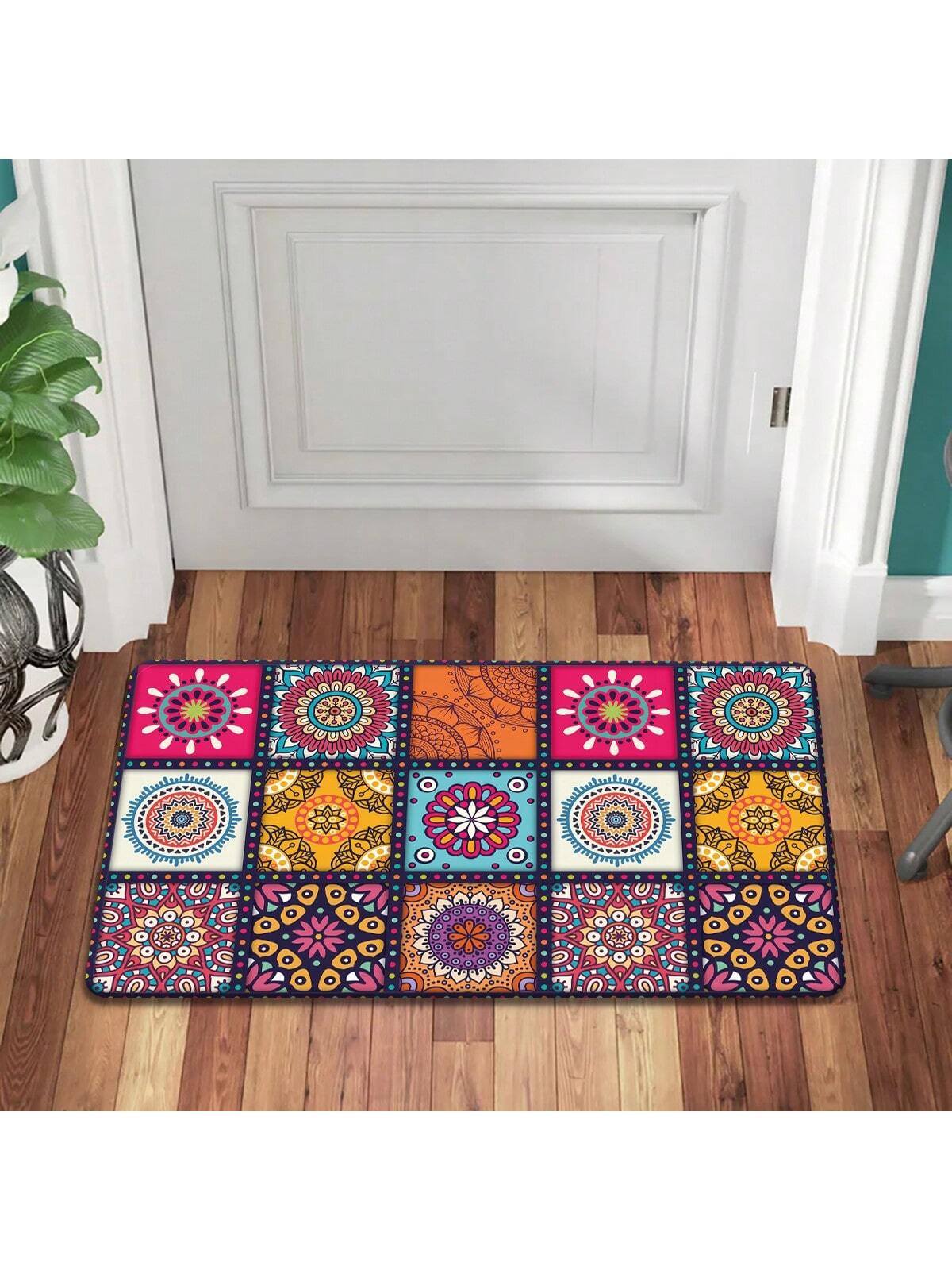 Kitchen Mat Cheaper Anti-slip Modern Area Rugs Living Room Balcony Bathroom Printed Carpet Doormat Hallway Geometric Bath Mat