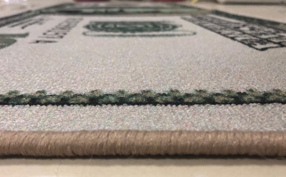 1pc 100 US Dollar Crystal Velvet Carpets Household Bedroom Bedside Kicthen Living Room Rugs Coffee Table Sofa Foyer Door Mats Money Rugs