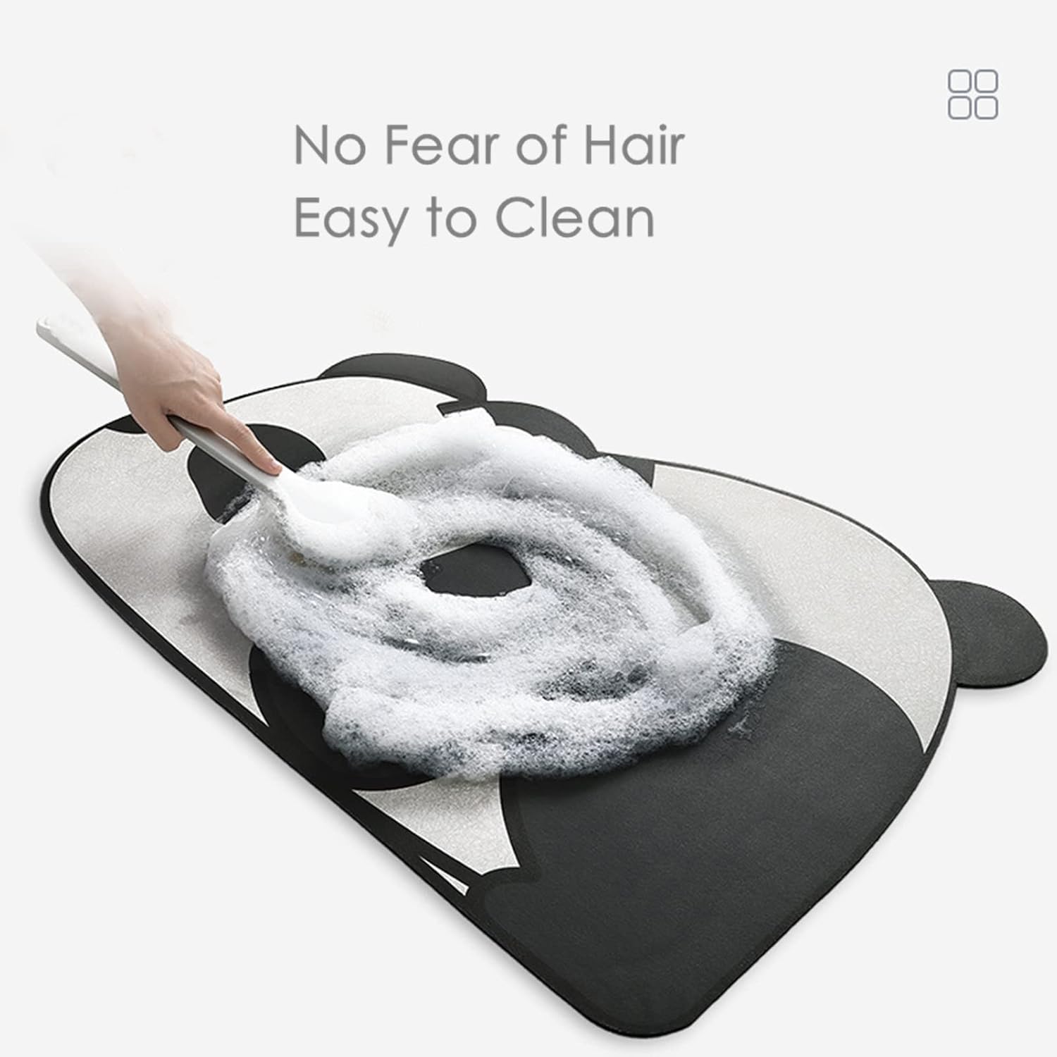 1pc Diatom Mud Cute Bear Cartoon Super Absorbent Bathroom Mat Non-Slip Toilet Pad Quick-Drying Floor Mat Home Bath Mat Shower Rug