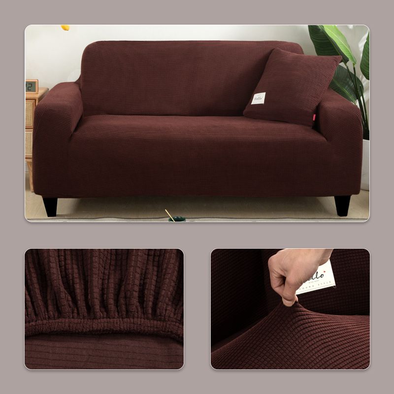 1pc Jacquard Waterproof Sofa Cover Couch Cover Sofa Cover Elastic Soft Versatile Furniture Protection Cover Pet Proof Living Room