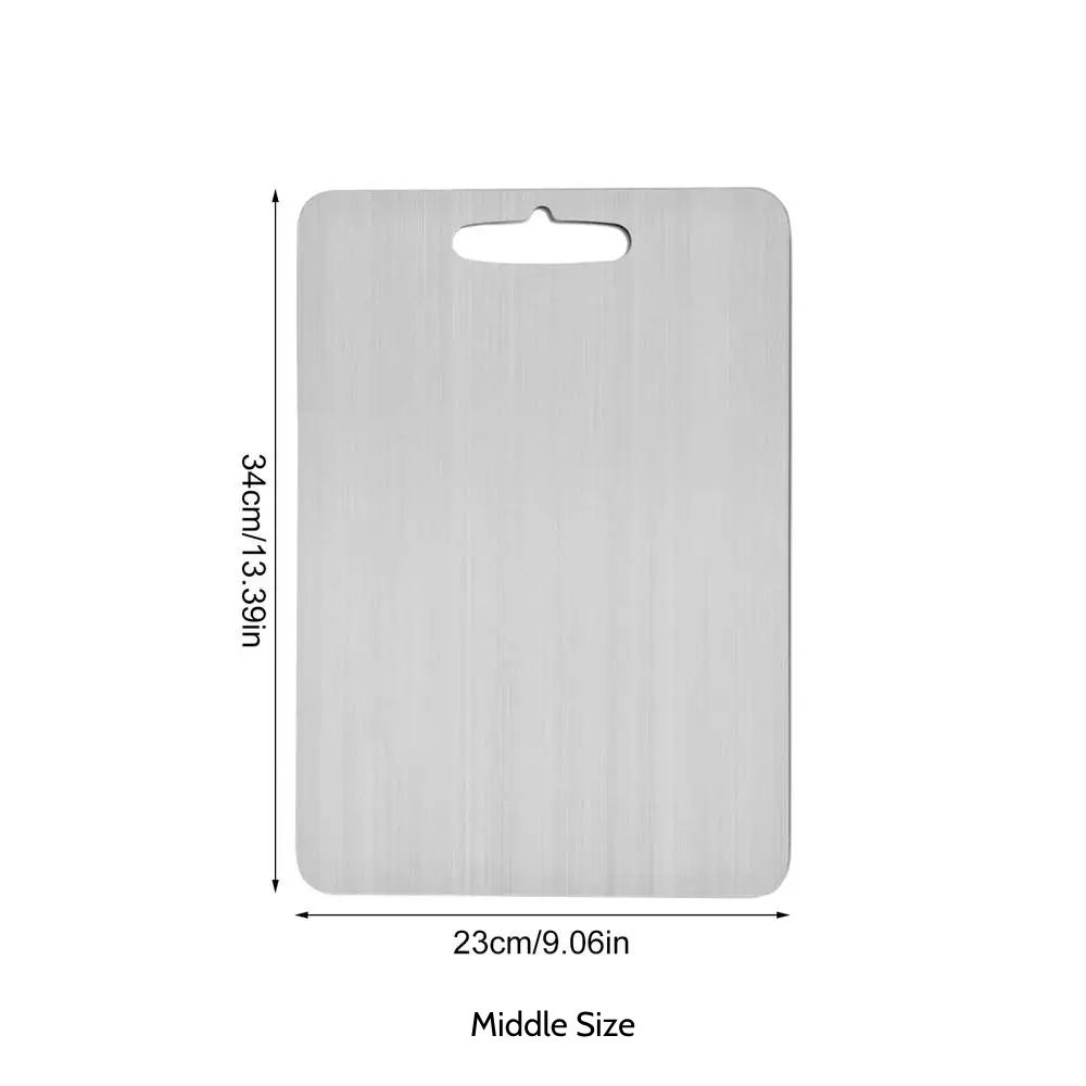 Stainless Steel Cutting Board Thickened Anti Mold Nontoxic Household Rolling Thawing Cutting Board