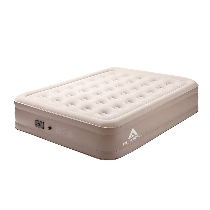 Intex Airbed Inflatable Mattress with Built-in Pump Soft Durable Portable Folding Air Bed Portable Blow up Mattress Low High Size 150x195x25/40cm for Camping, Home and Guest