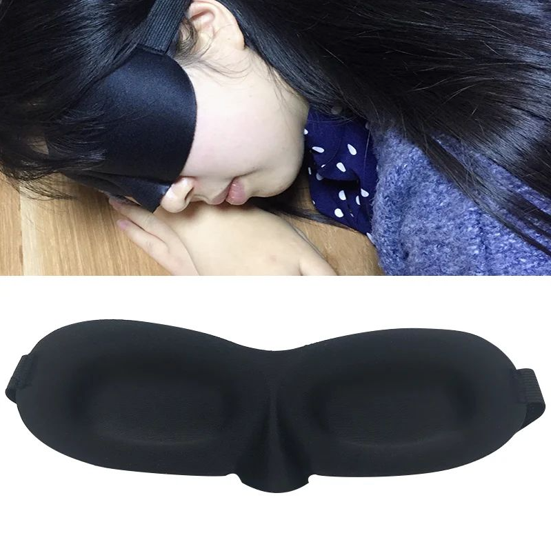1Pair (2 Pack) 3D Eye Mask Travel Soft Padded Sleep Shade Cover Rest Relax Sleeping Blindfold