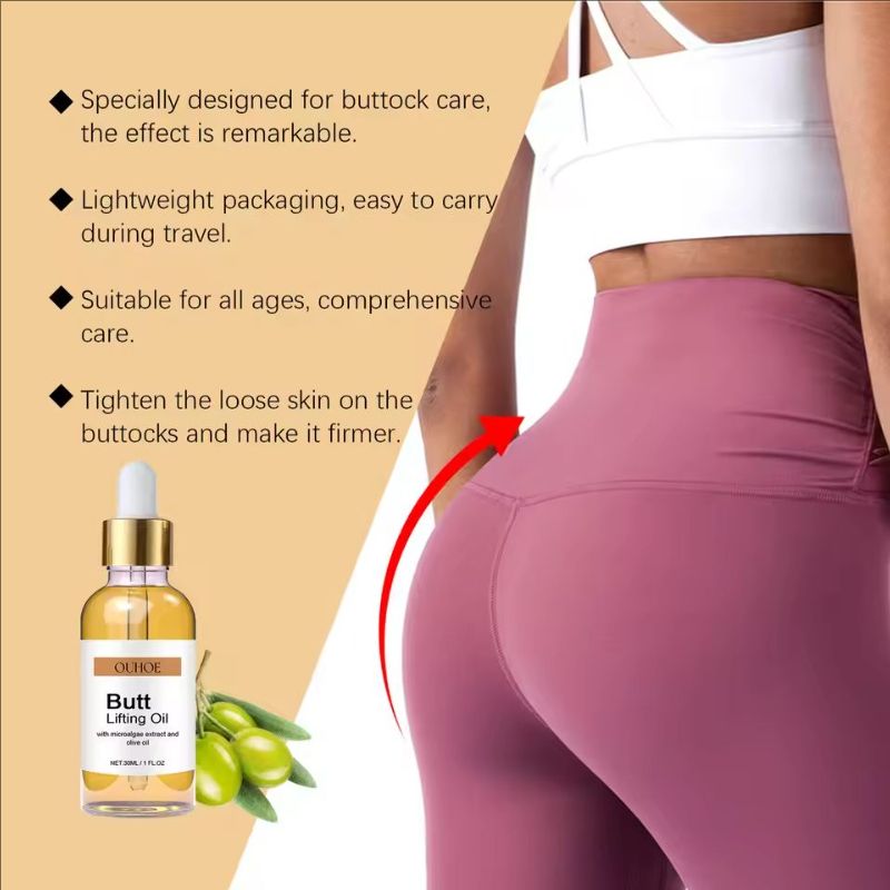 Buttock Enlargement Oil Butt Lift up Firming Big Ass Enhancement Hip Growth Moisturize Tighten Shaper Bum Sexy Body Massage Care