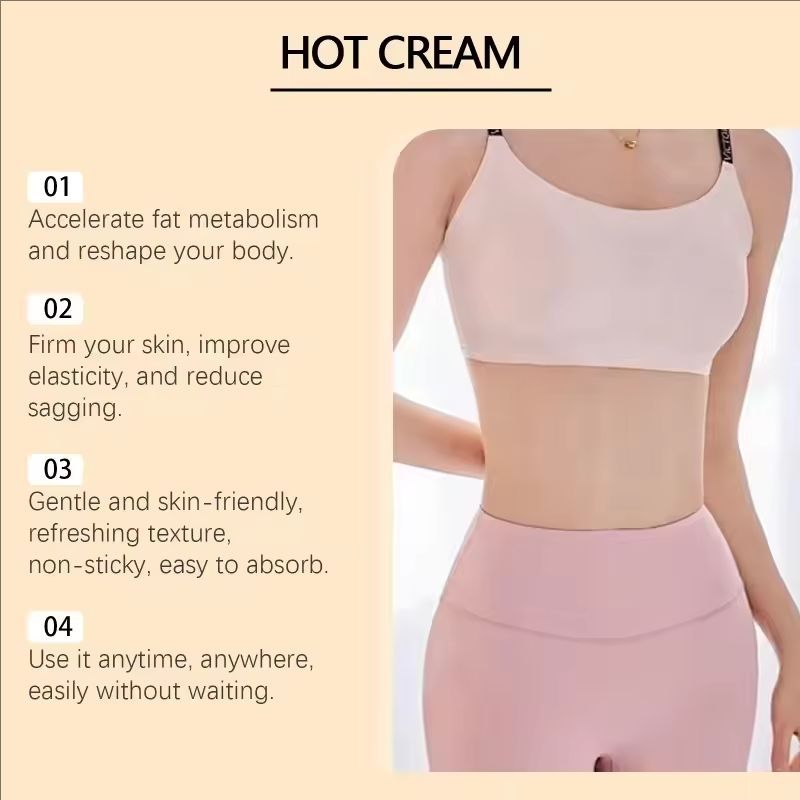 Hot Cream Fat Burning Cream Anti-cellulite Reduce Appetite Full Body Slimming Weight Loss Massaging Shaping Cream Healthy Care