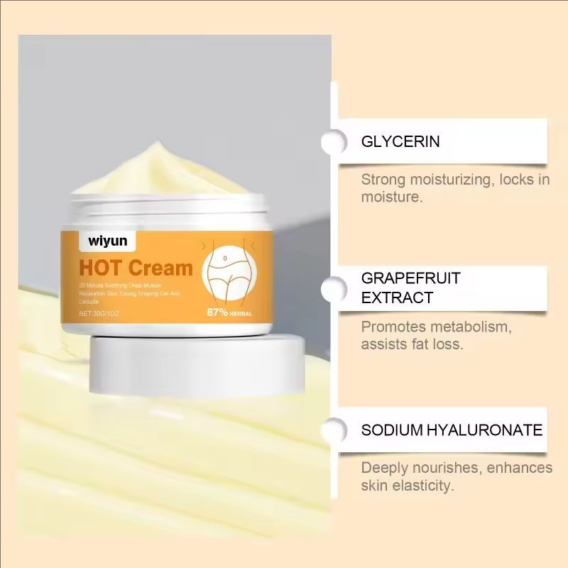 Hot Cream Fat Burning Cream Anti-cellulite Reduce Appetite Full Body Slimming Weight Loss Massaging Shaping Cream Healthy Care