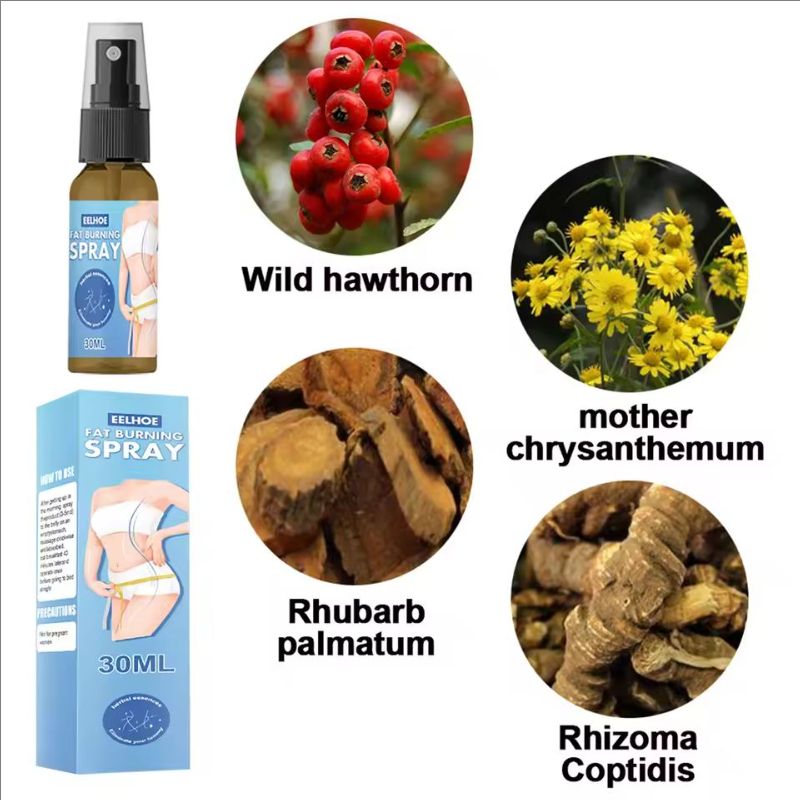 Slimming Fat Burning Spray Thin Body Fat Thin Waist Slimming Shaping Spray Big Belly Fat Burning Spray Eliminate 30ml