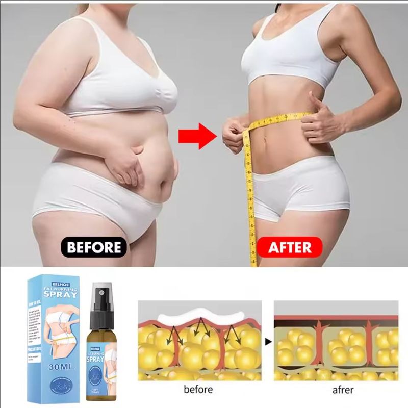 Slimming Fat Burning Spray Thin Body Fat Thin Waist Slimming Shaping Spray Big Belly Fat Burning Spray Eliminate 30ml