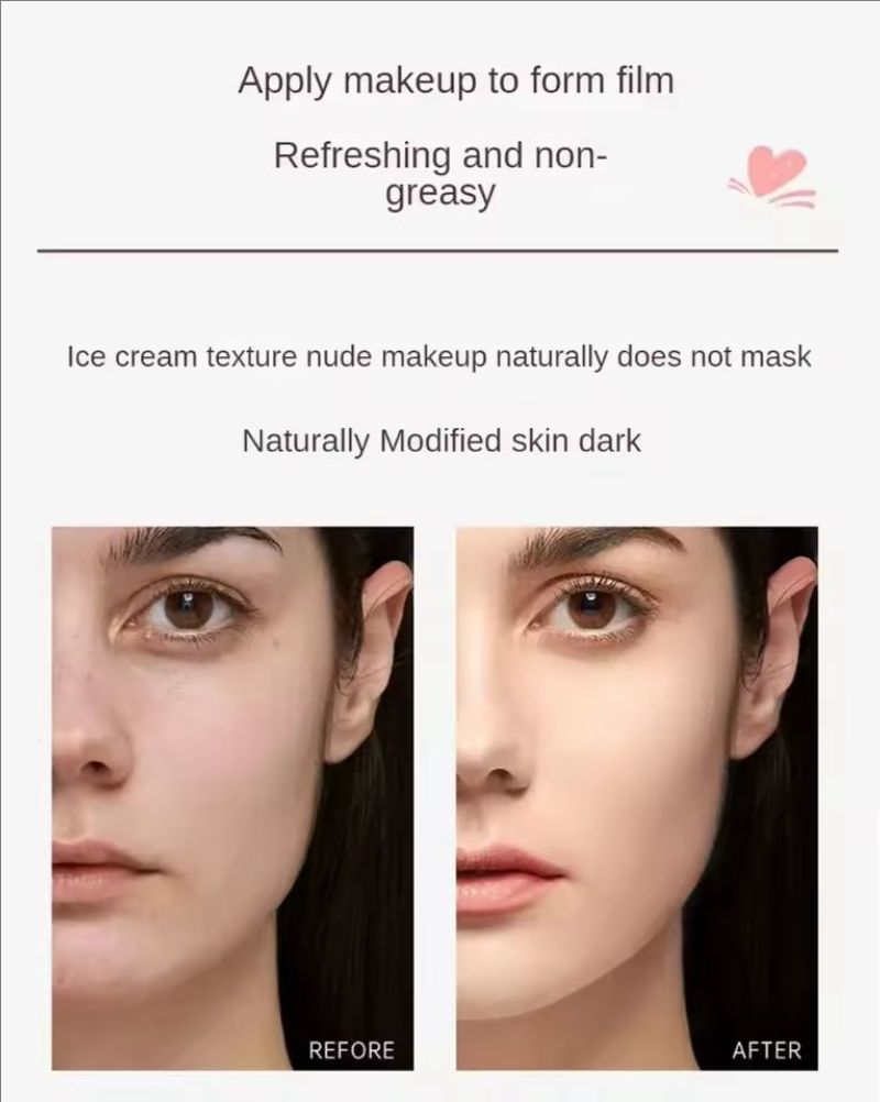 Face Isolation Concealer Moisturizing Lazy Cream Facial Care Hydrating Brightening Skin Tone HanPoli 50g