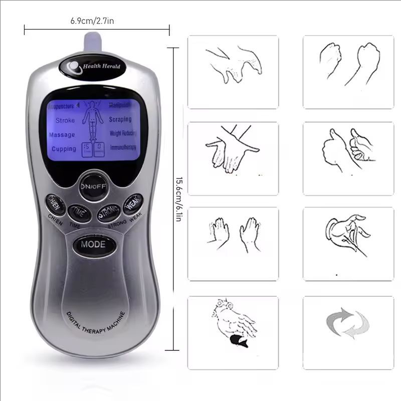 Electric Tens Unit Massager Muscle Digital Massage Electric Body LCD Display Machine