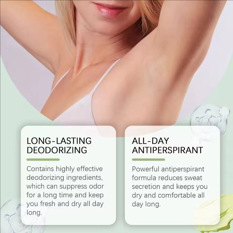 Body Odor Remove Cream Underarm Bad Smell Sweating Removal Armpits Refreshing Antiperspirant Lasting Aroma Deodorant Body Care
