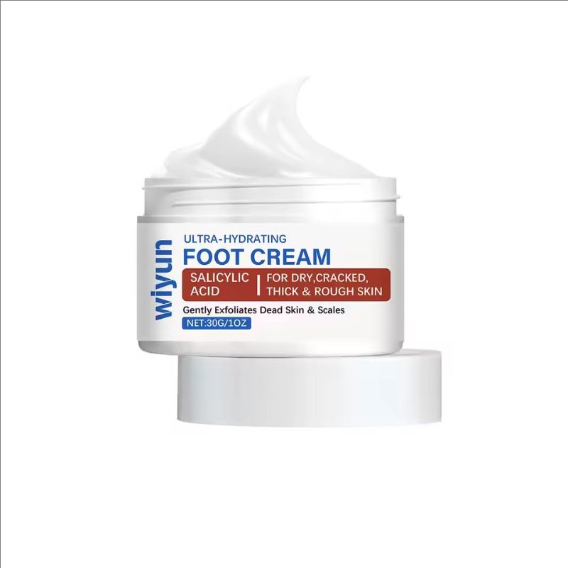 Salicylic Acid Foot Cream Dead Skin Removal Anti Dry Crack Moisturizing Soothing Chapping Repair Softening Daily Feet Heel Care