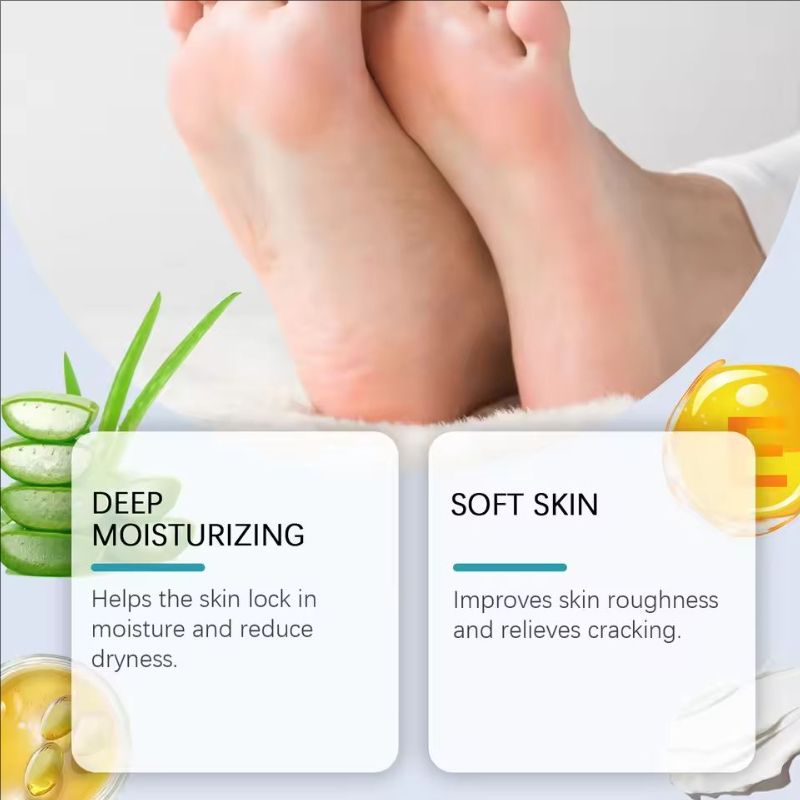 Salicylic Acid Foot Cream Dead Skin Removal Anti Dry Crack Moisturizing Soothing Chapping Repair Softening Daily Feet Heel Care