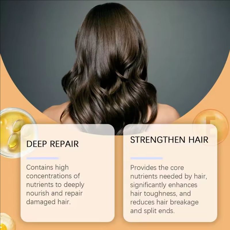 Hair Mask Keratin Repair Damaged Hair Split Ends Remover Dry Frizzy Hair Repair Smoothing Nourishing Strengthen Roots Hair Care