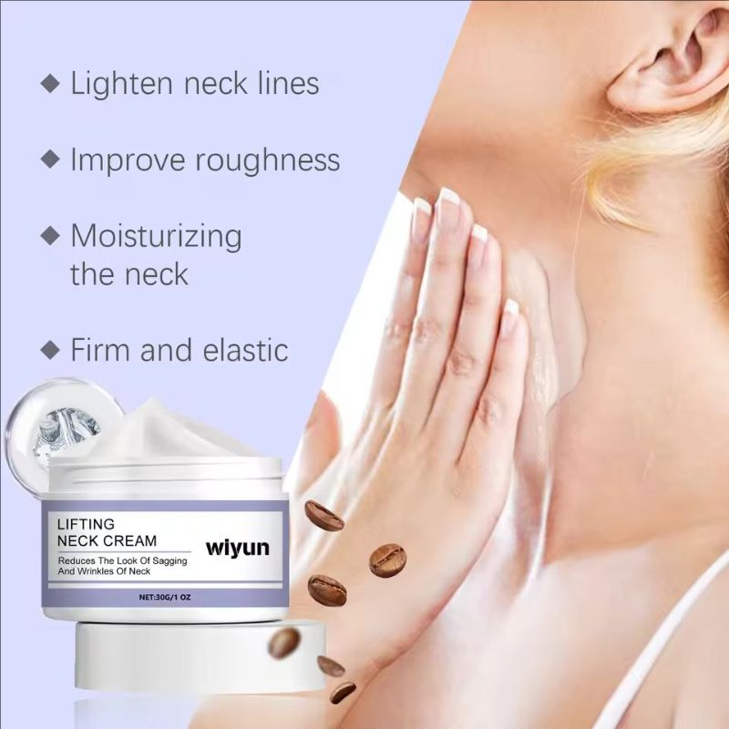 Neck Cream Firming Lifting Reduce Fine Line Skin Sagging Tightening Smoothing Cream Eliminate Double Chin Rejuvenation Neck Care