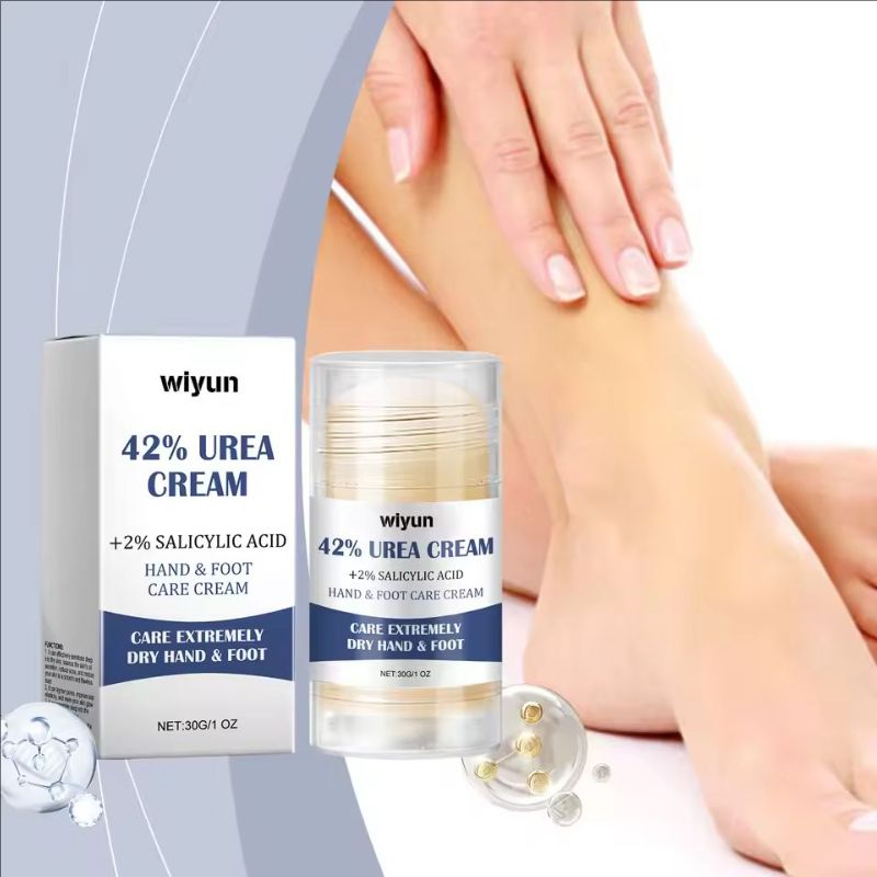 42% Urea Foot Hand Care Cream Stick Deeply Moisturizing Nourish Dry Cracked Rough Heel Hydrating Exfoliation Softening Skin Care