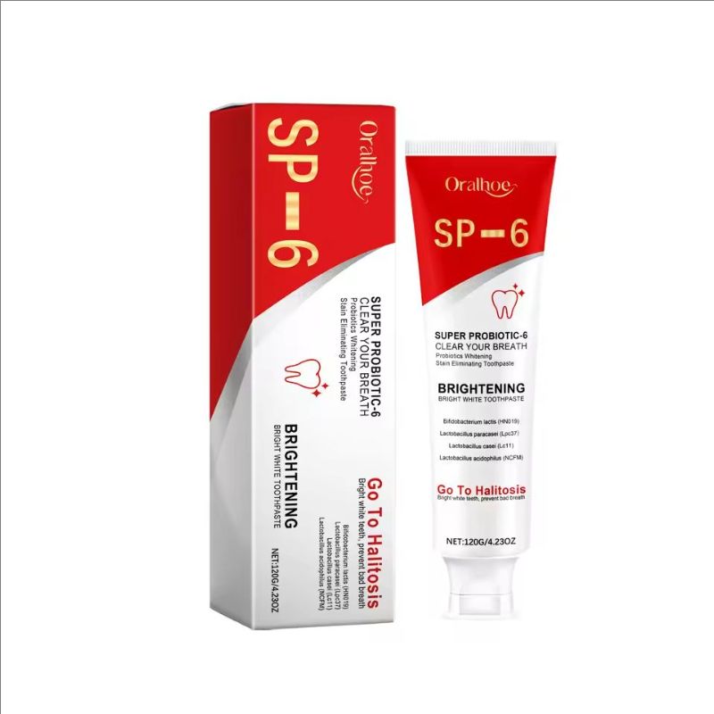 Probiotic Toothpaste SP-6 Whitening Tooth Remove Plaque Stains Yellow Teeth Whitener Oral Hygiene Clean Fresh Breath Dental Care